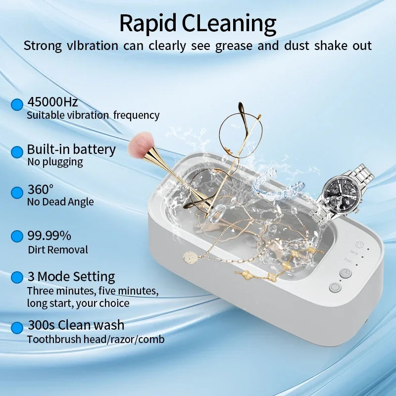 Crystal Clear Ultrasonic Cleaner