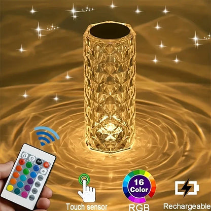 Elegant 16-Color Touch Lamp