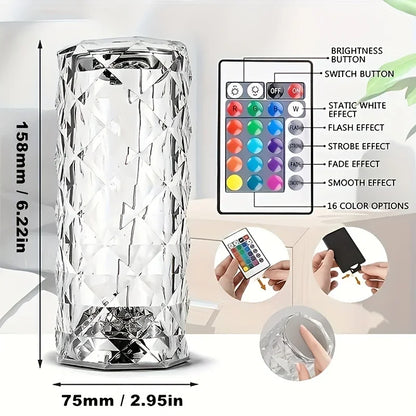 Elegant 16-Color Touch Lamp