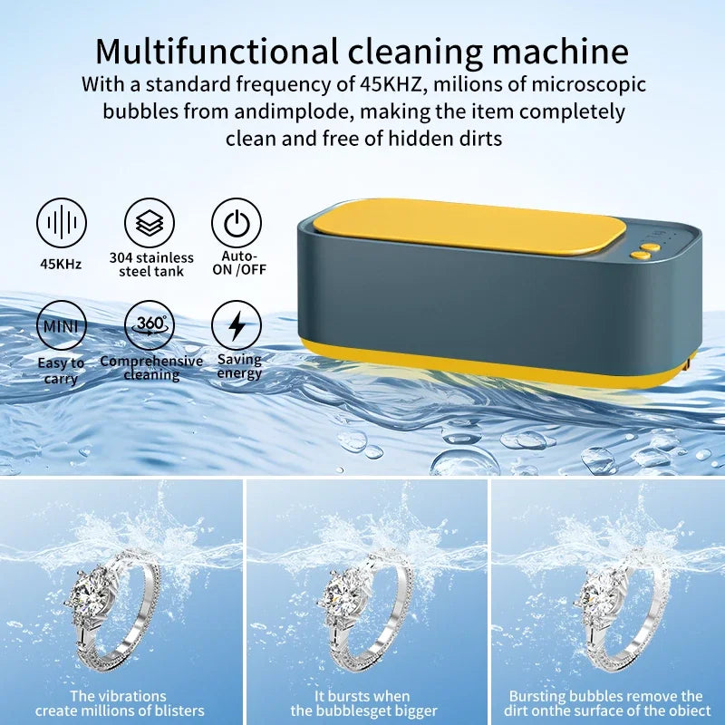 Crystal Clear Ultrasonic Cleaner