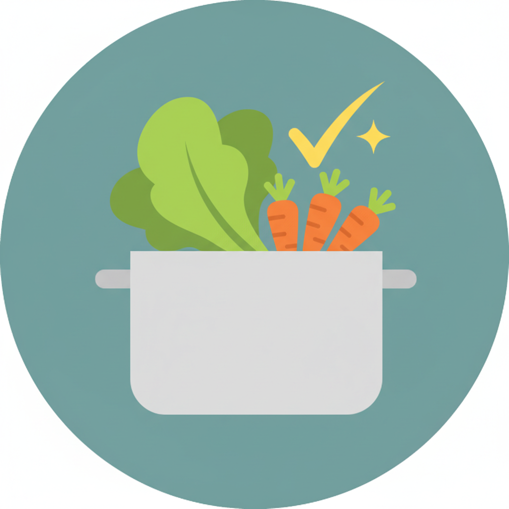 Simplifies healthy cooking - icon