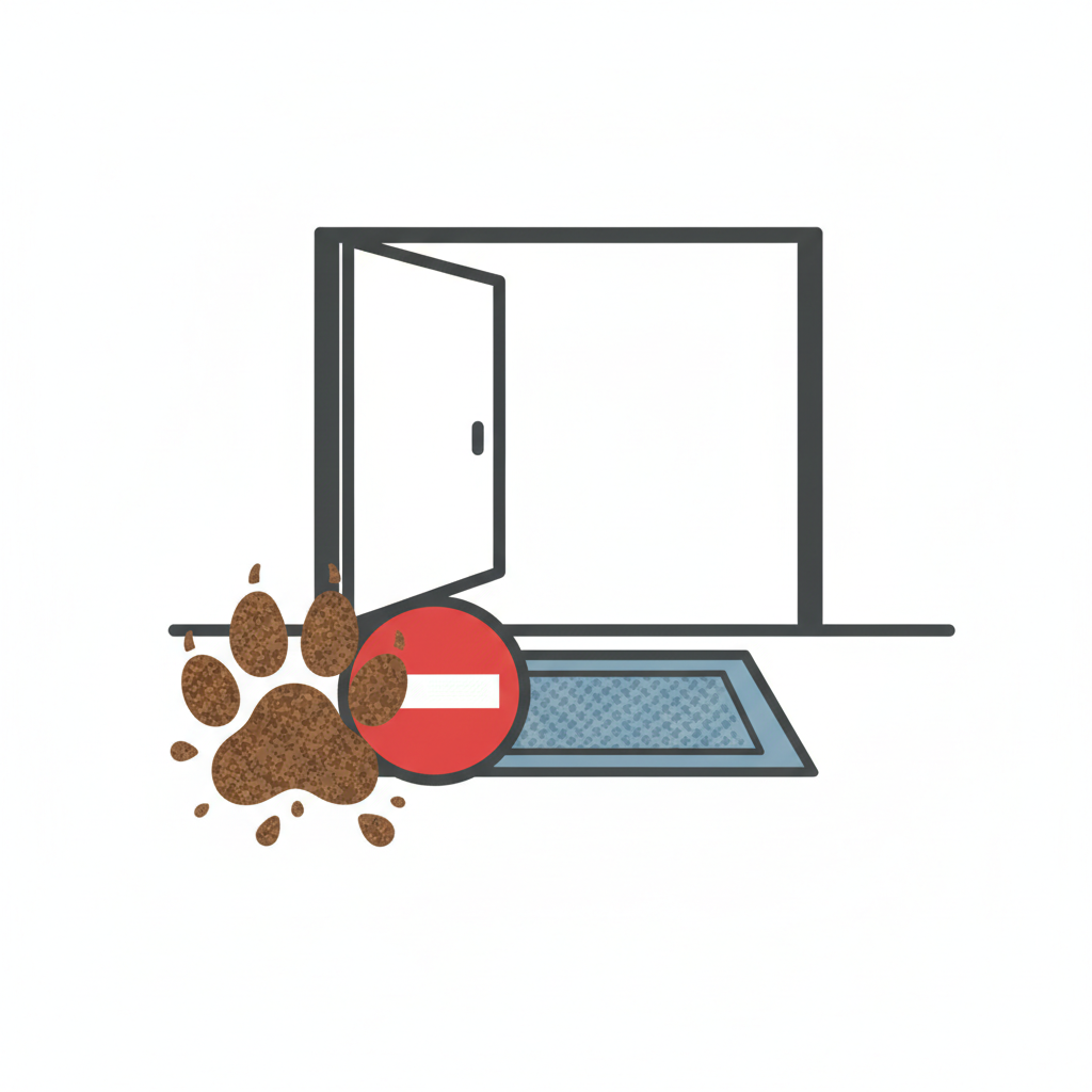 Stops mud at the door - icon